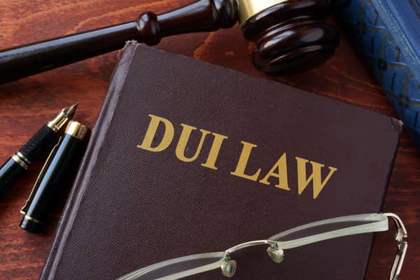DU law book Indianapolis DUI defense lawyer concept