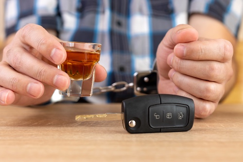 DUI Arrest Concept