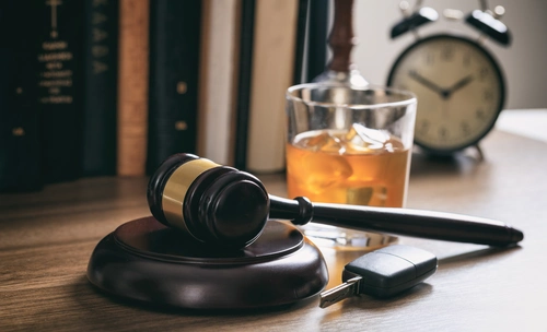 Gavel with Whiskey